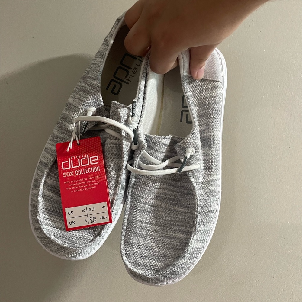 Glacier Grey Wendy Sox - Womens Hey Dudes NWT